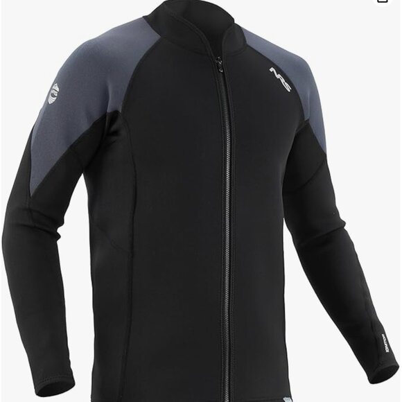 NRS Men's Ignitor Wetsuit Jacket-Black-XXL - Picture 1 of 4